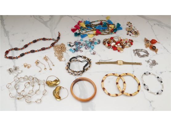 Large Assortment Of Costume Jewelry
