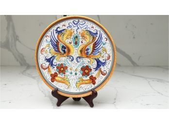 Deruta Decorative Plate Made In Italy