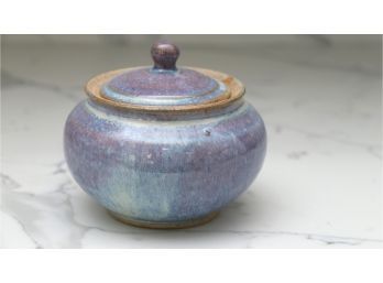 Iridescent Lidded Sugar