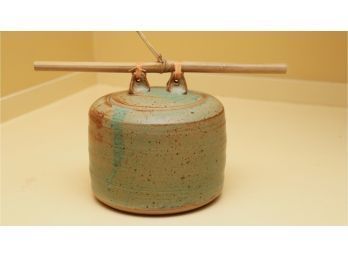 Lidded Clay Jar