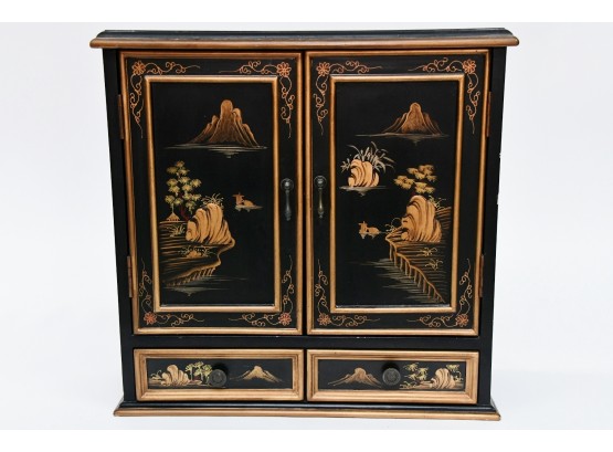 Hand Painted Wall Mounted Cabinet