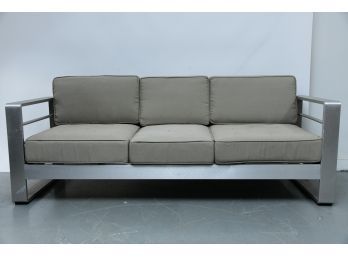 Aluminum Outdoor Sofa By Noble House