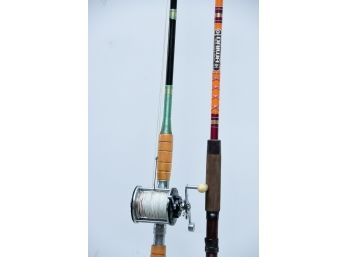 Custom Boat Fishing Rod With Penn 155 Reel And Diawa 8 Foot Casting Rod