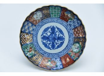 Sanyo Toki - Japanese Ceramic Decorated Dish Ryuho Kiln