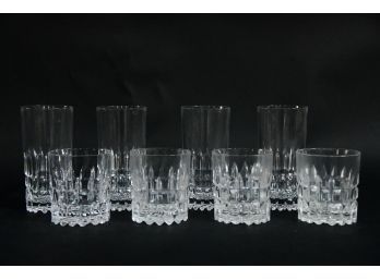Set Of 8 Crystal Drinking Glasses