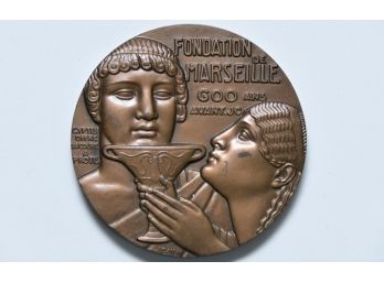 Fondation De Marseille Bronze Coin