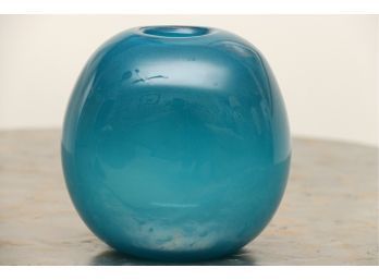 Henry Dean Signed Art Glass Vase