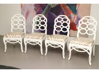 1960s Vintage Frances Elkins-Style Loop Dining Chairs - Set Of 4