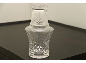Bedside Water Decanter With Cup