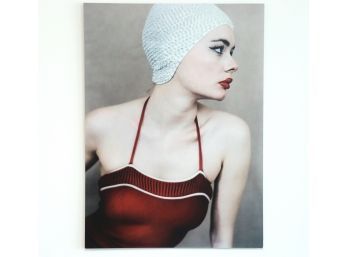 Photography Art Ford Model With Bathing Cap