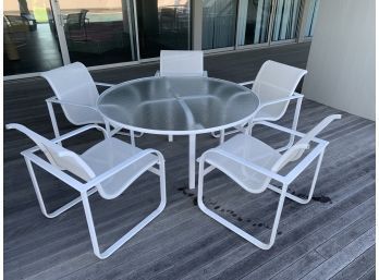 Brown Jordan Outdoor Table And 5 Chairs