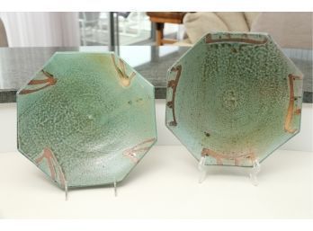 Beach House Pottery Octagonal Plates