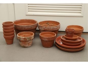 Collection Of Terracotta Planters