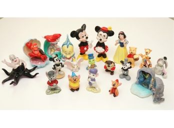 A Collection Of Disney Mini Figurines