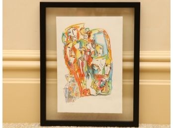 Neuza Marlondes Signed & Numbered Abstract Watercolor