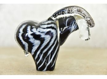 Art Glass Zebra
