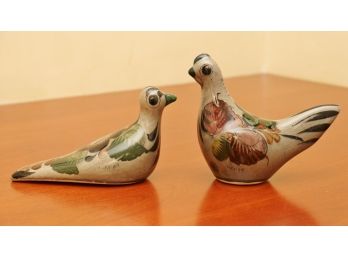 Hand Painted Ceramic Birds