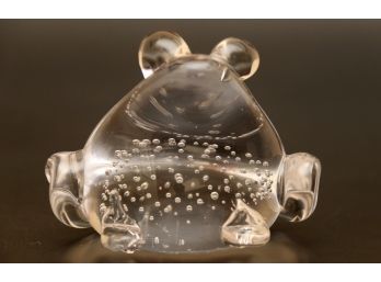 Glass Frog Figurine