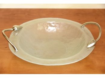 Michael Aram  Blue Frosted Display Platter