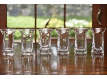 6 Dansk Water Glasses