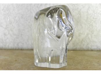Modernist Crystal Elephant By Olle Alberius For Orrefors