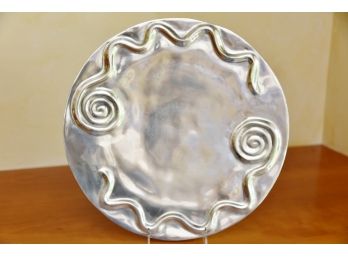 Mid Century Casa Silver Serving Platter