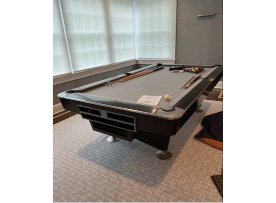 Gold Crown Regulation 8ft  Pool Table Recently Restored