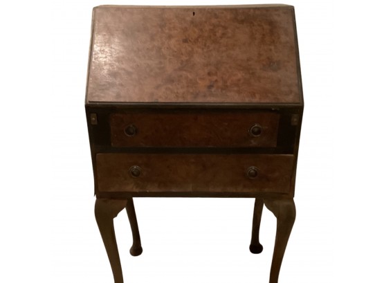 Small Vintage Secretary Desk Needs Restoration