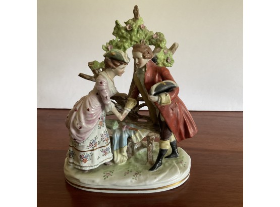 Scheibe Alsbach Kister Porcelain Courting Couple