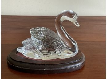 Waterford Crystal Swam Legends And Lore Collection With Base