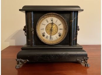 Menlo Wm L. Gilbert Mantel Clock Early 1900s