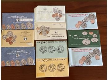 United States Uncirculated Coin Sets & Susan B Anthony Coins