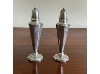 S & P Sterling Reinforced With Cement 747 Salt & Pepper Shakers