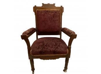 Antique Victorian Parlor Style Chair
