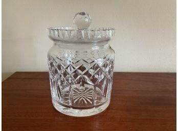 Waterford Crystal Lismore Biscuit Barrel Cookie Jar