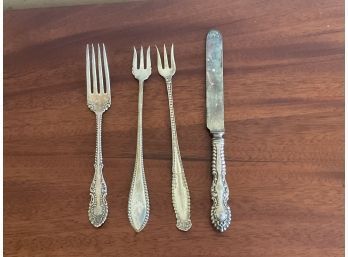 Vintage Hartford Silver Co. Silver-plated Forks & Knife