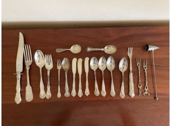 Collection Of Vintage Sterling Silver Flatware Various Patterns