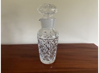 Waterford Vintage 1960s Crystal Decanter With Pour Spout