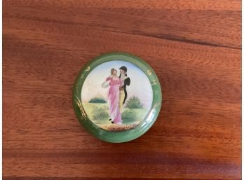 Romantic Small Porcelain Trinket Box