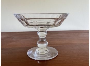 Tiffany & Co. Compote Glass Dish Signed Val S Lambert