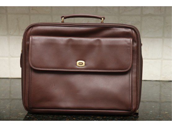 Coach Soft Brown Leather Briefcase