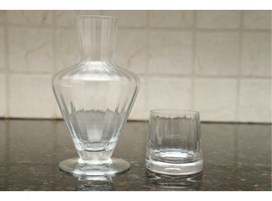 Fine Glass Bedside Water Decanter