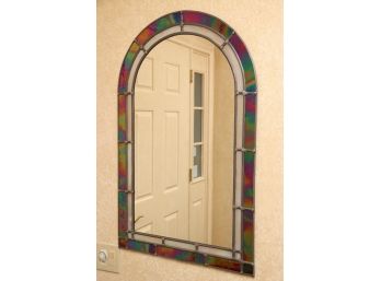 Stained Glass Edge Wall Mirror