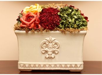 Ceramic Faux Floral Arrangement