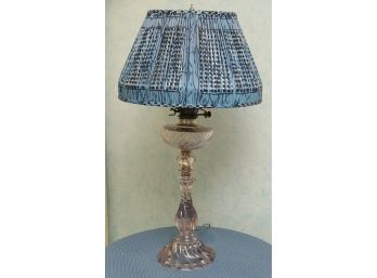 Baccarat Crystal Lamp With Shade