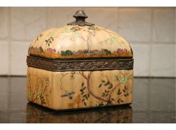 Asian Porcelain Covered Box