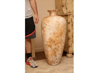 Italian Terra Cotta Large Floor Vase