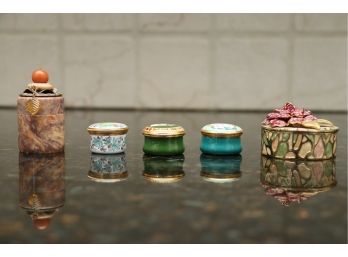 Collection Of 5 Trinket Boxes