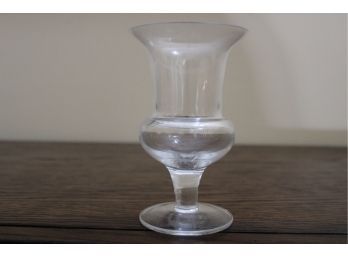 5.5 Inch Tall French Glass Vase