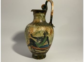 Greek Amphora Terra Cota Wine Jug